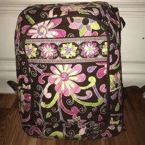 Purple Punch Vera Bradley Laptop Backpack